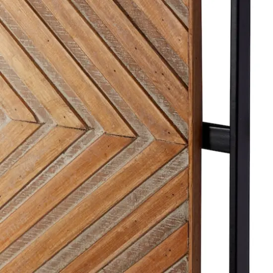 Set of 2 Brown Metal Farmhouse Wall Decor 32", 12" {4}