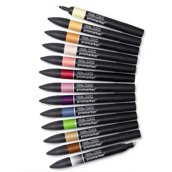 Winsor & Newton&reg; ProMarker&trade; Manga Steampunk 13 Marker Set {4}