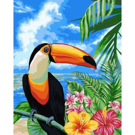 Crafting Spark Toucan Painting by Numbers Kit {1}