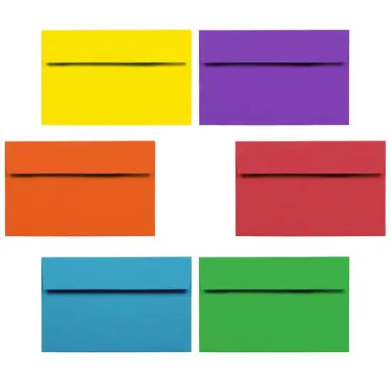 JAM Paper Assorted 6" x 9.5" Envelopes, 150ct. {3}