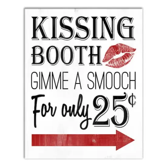 Kissing Booth Canvas Art {1}