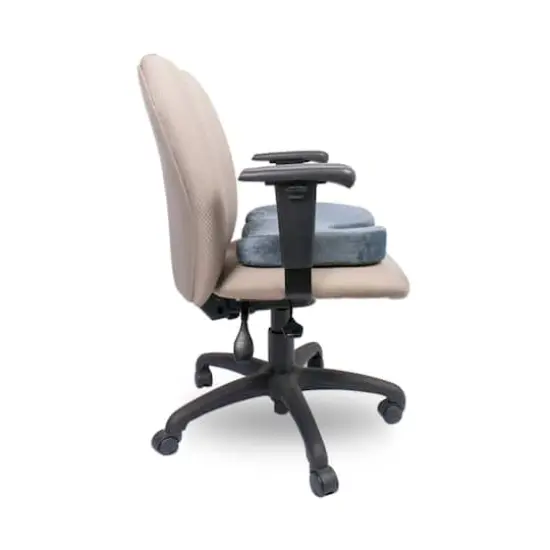 Memory Foam Coccyx Cushion Grey {3}