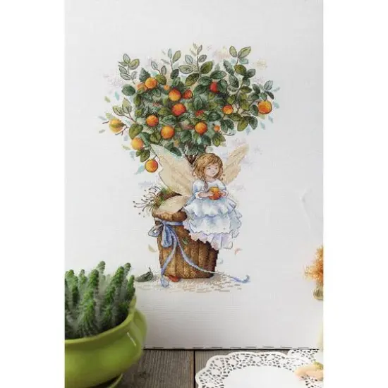 MP Studia Orange Fairy Cross Stitch Kit {4}