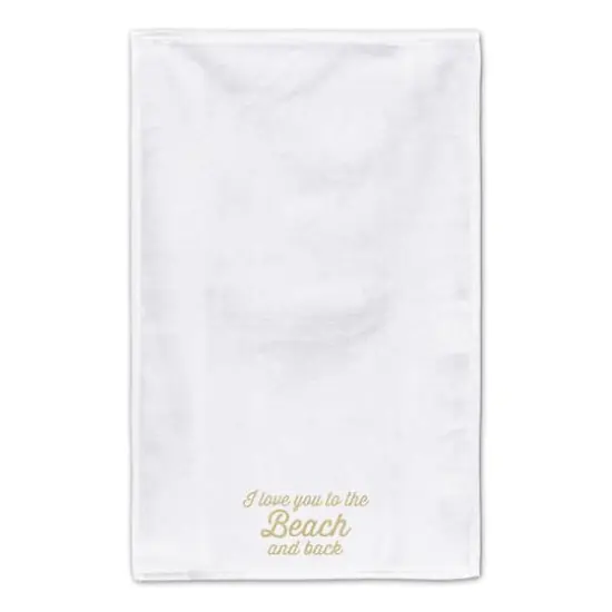 To The Beach & Back Stripe Tea Towel Set Yellow {5}