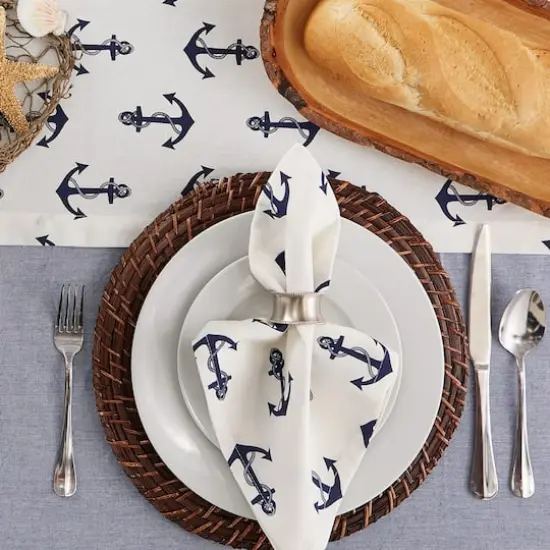 DII&reg; Anchors Away Maritime Spread Napkins, 6ct. {6}