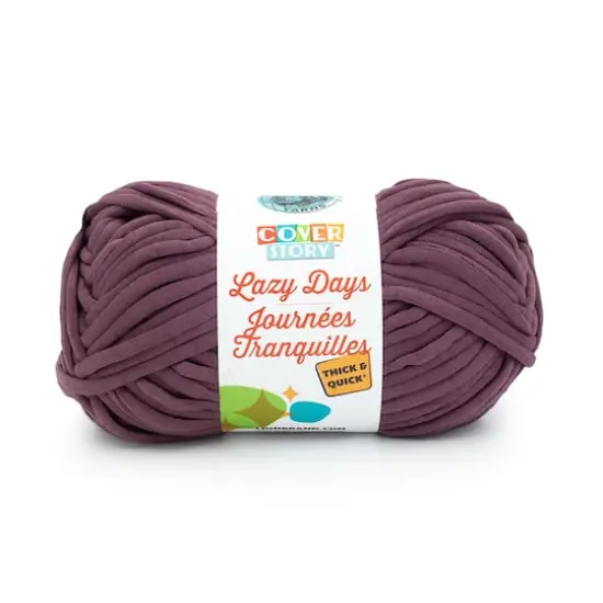 Lion Brand&reg; Cover Story&trade; Lazy Days Thick & Quick&reg; Yarn Eggplant {1}