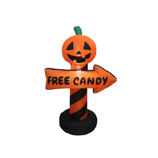 4ft. Inflatable Pumpkin Guide {1}