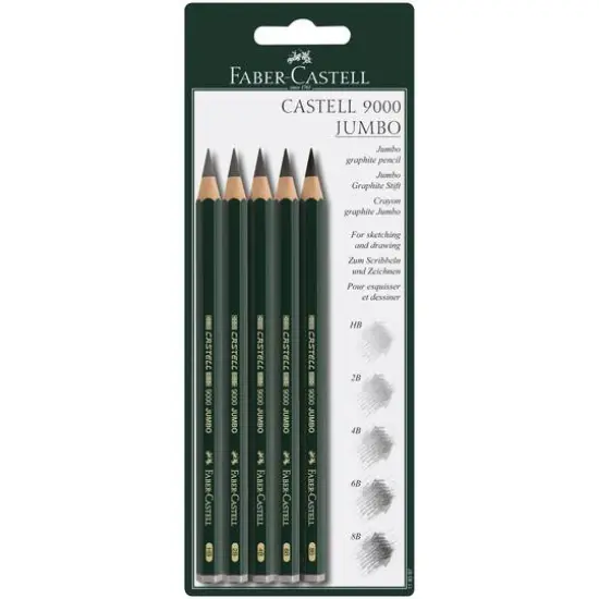 Faber-Castell 9000 Jumbo Graphite Pencil Set {1}