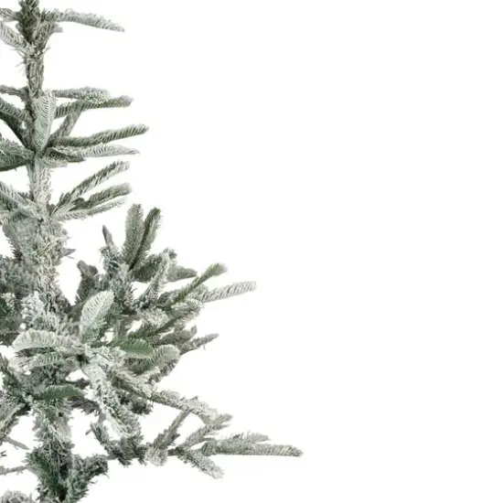 9ft. Unlit Real Touch&trade; Flocked Nordmann Fir Artificial Christmas Tree {4}