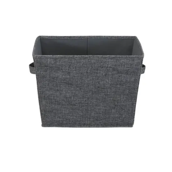 Household Essentials Tapered Fabric Storage Bins, 2ct. Graphite {6}