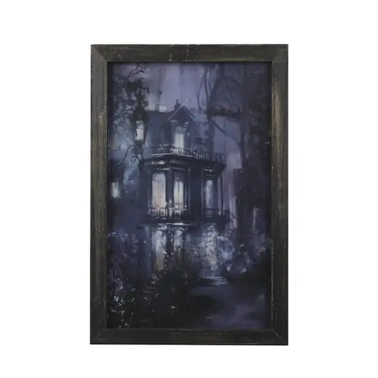 Haunted Mansion Wall Art in Weathered Frame by Ashland&reg; {1}