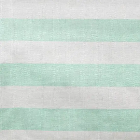 DII&reg; Round Stripes PE-Coated Cotton Polyester Laundry Hamper Aqua {6}