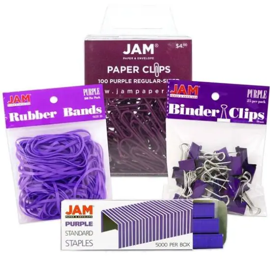 JAM Paper Desk Supply Assortment Blue {2}