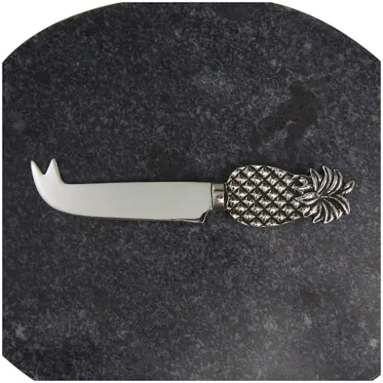 Black Marble Cutting Board & Cheese Knife Set {4}