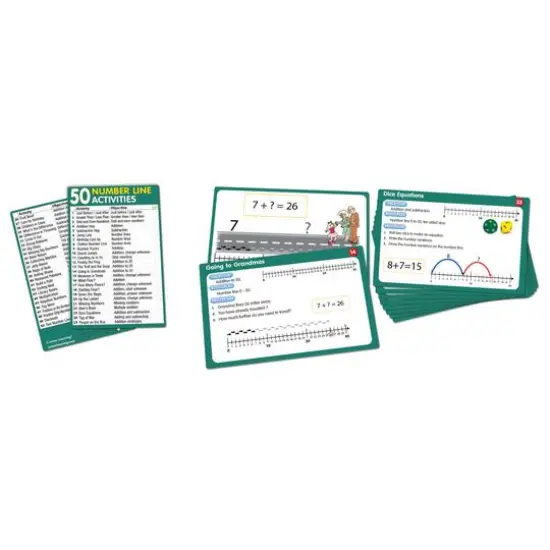 Junior Learning&reg; 50 Number Line Activities Learning Set {4}