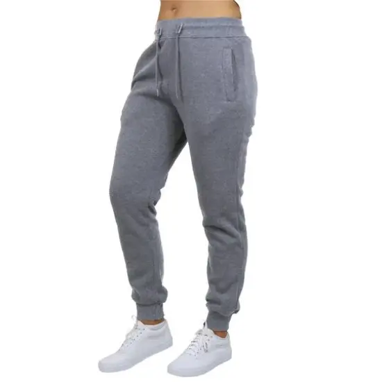 Galaxy by Harvic Women's Relaxed-Fit Fleece-Lined Jogger Sweatpants Black {2}