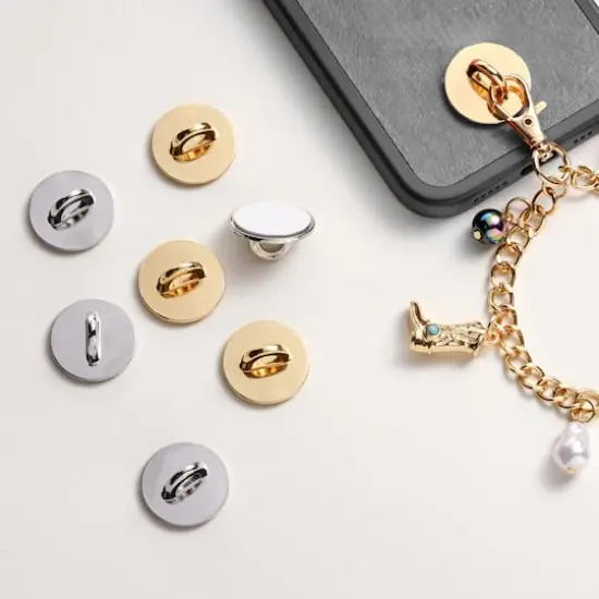 Round Phone Charm Hook Accessory Mix by Bead Landing&trade; {3}