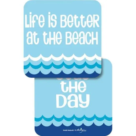 JAM Paper Life is Better Coasters, 6ct. {1}