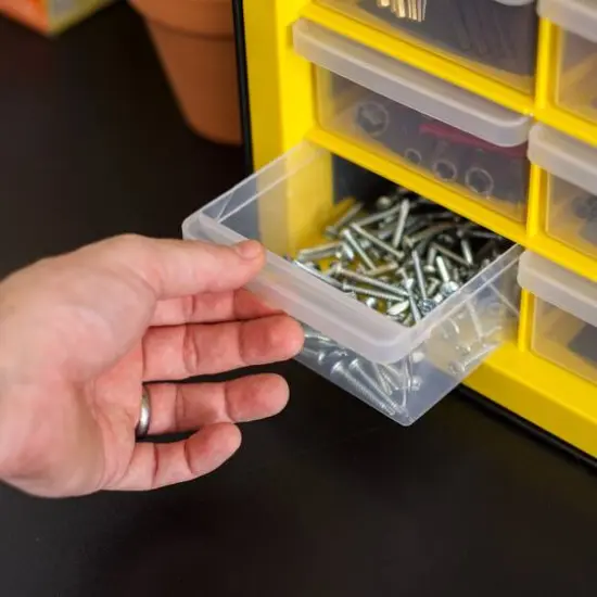 IRIS&reg; Yellow & Black 44-Drawer Parts Cabinet {9}