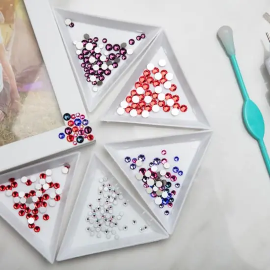 SS16 Round Flatback Austrian Crystals by Bead Landing&trade;, 55ct. Light Siam {3}