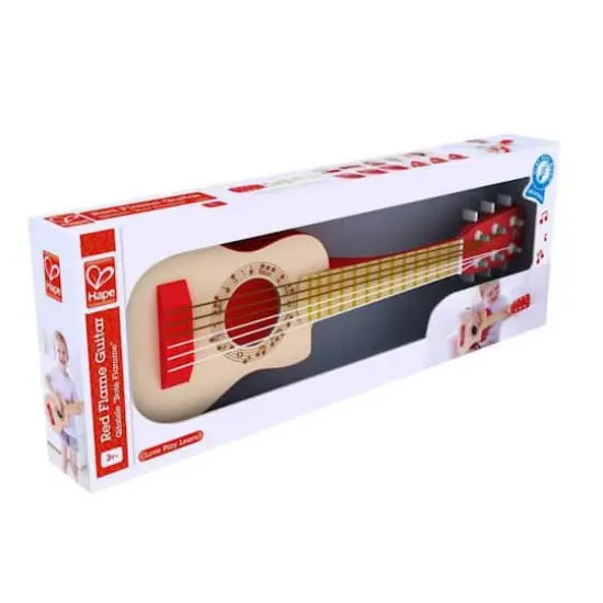 Hape 26" Red Flame First Musical Guitar {4}