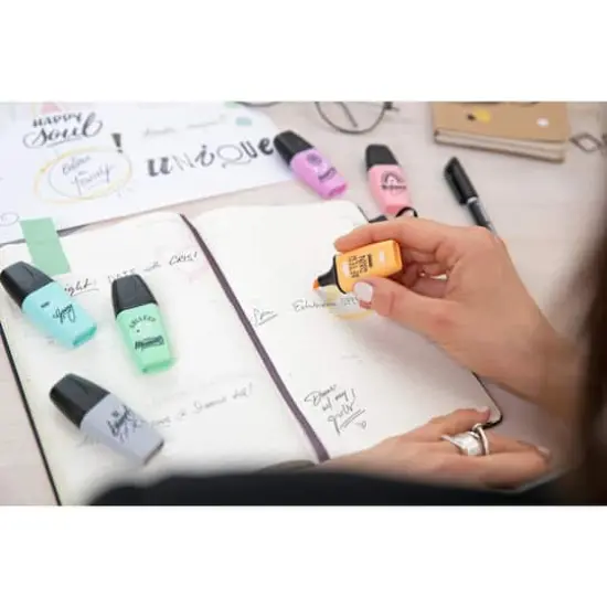 STABILO® BOSS® 6 Color Mini Pastellove Highlighter Set II {8}