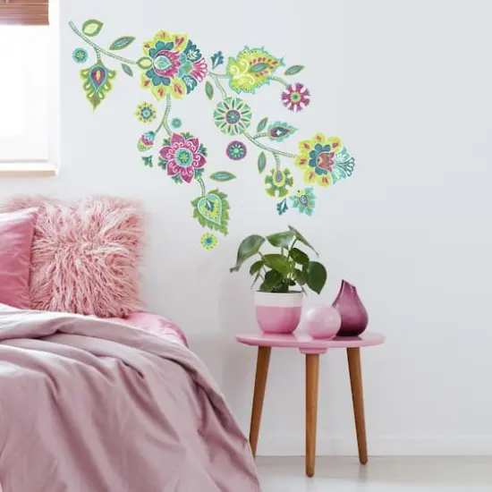 RoomMates Boho Floral Peel & Stick Giant Wall Decals {5}