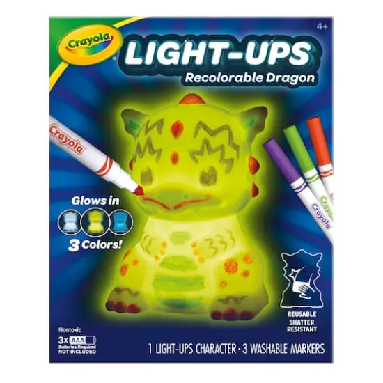 Crayola&reg; Light-Ups Recolorable Dragon {1}