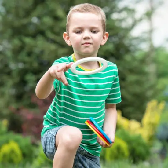 Toy Time Ring Toss Game Set {7}