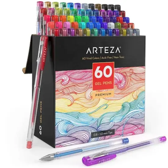 Arteza&reg; 60 Color Gel Pen Set {1}