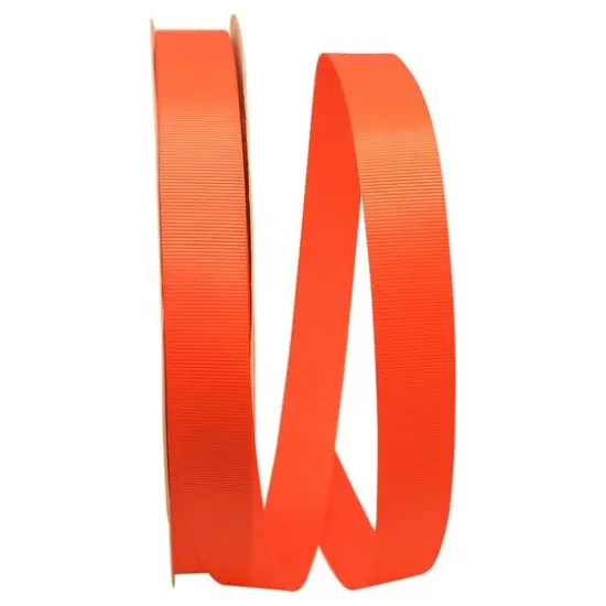 Reliant 7/8" x 100yd. Grosgrain Allure Ribbon Orange {1}