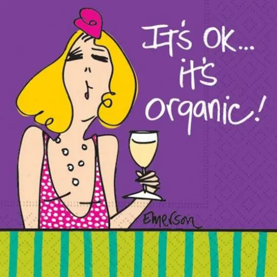 JAM Paper It's Organic Cocktail Napkins, 40ct. {1}