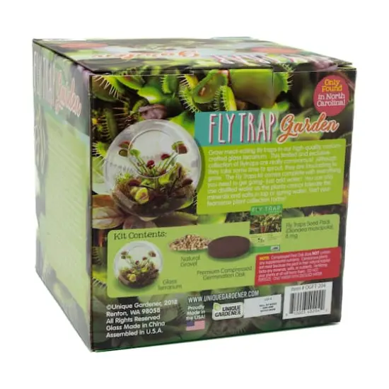 Glass Terrarium - Fly Trap Garden {4}