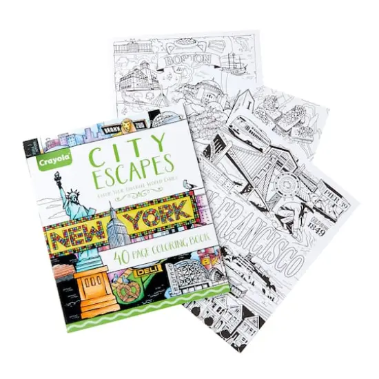 Crayola&reg; City Escapes Around the World Coloring Book {3}
