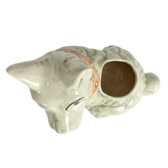 Hello Honey&reg; 7" Scotty Dog Stoneware Planter {5}