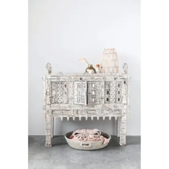 Hello Honey® Light Gray Terracotta Vases with Pitted Sand Finishes Set {5}