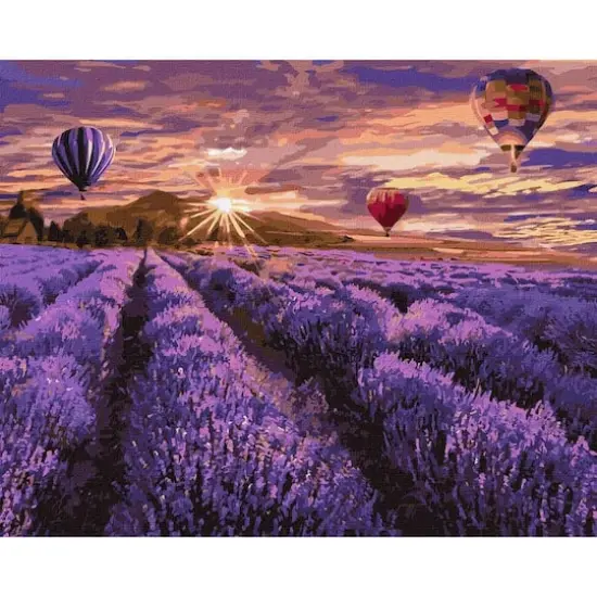 Ideyka Blooming Lavender Painting by Numbers Kit {1}
