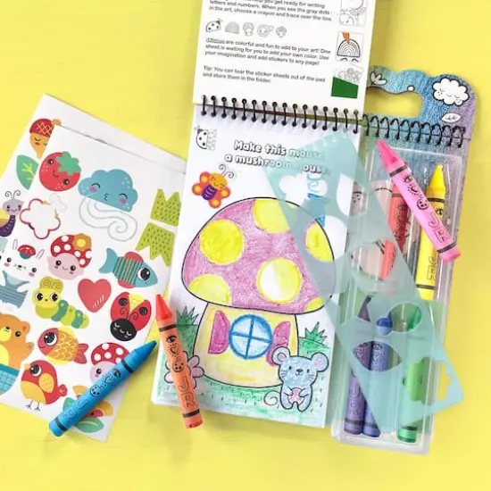 Bright Stripes iHeartArt Art on the Go! Nature Friends Activity Pad {4}