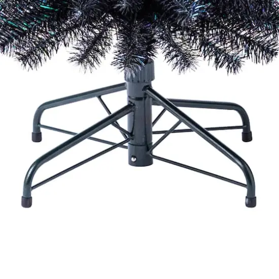 6ft. Unlit Black Sparkle Artificial Christmas Tree by Ashland® {10}