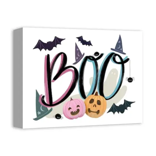 Boo Icons Canvas Wall Art {3}