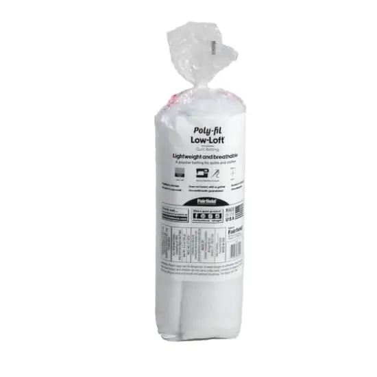 Poly-Fil Low Loft&reg; 72" x 90" Twin Polyester Quilt Batting {4}