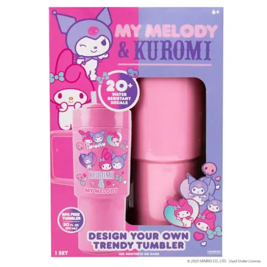 Hello Kitty® My Melody™ & Kuromi™ Design Your Own Trendy Tumbler {1}