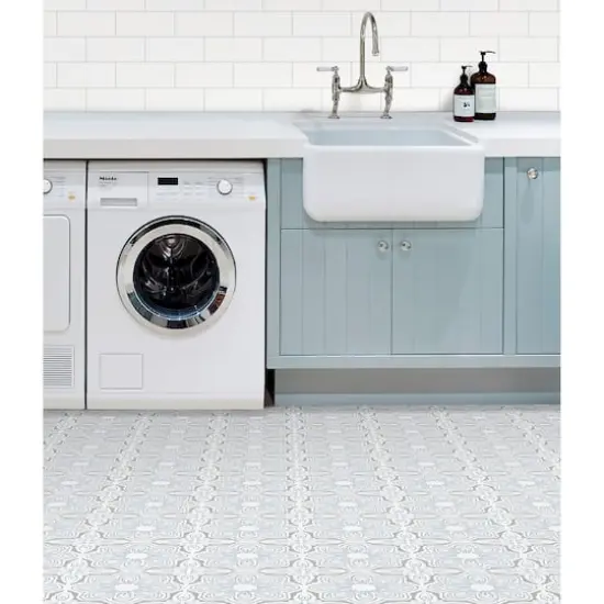 FloorPops Morris Peel & Stick Floor Tiles {4}