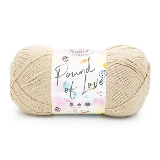 Lion Brand&reg; Pound of Love&reg; Yarn Sugar Cookie {1}