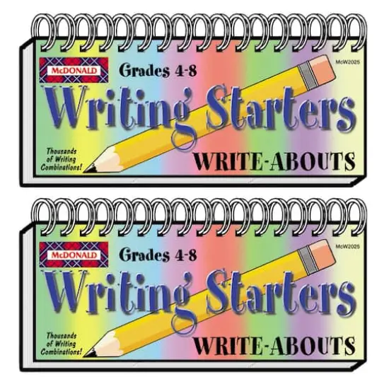 McDonald Publishing® 2-Pack Writing Starters Write-Abouts, Grades 4-8 {1}