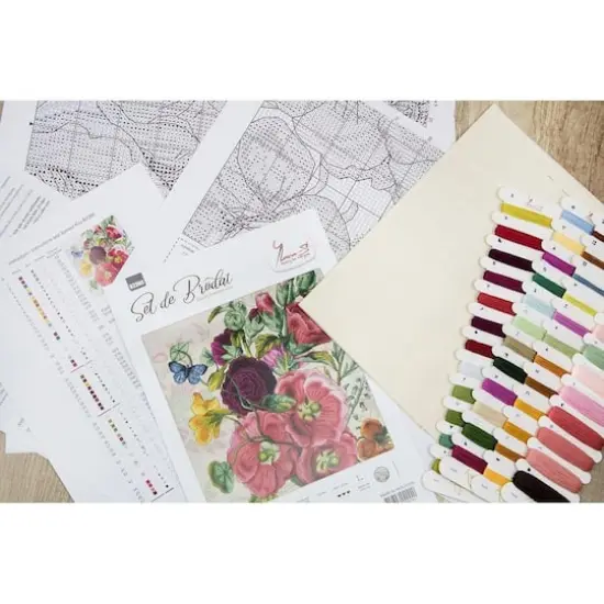 Luca-s Summer Flowers Counted Cross Stitch Kit {9}