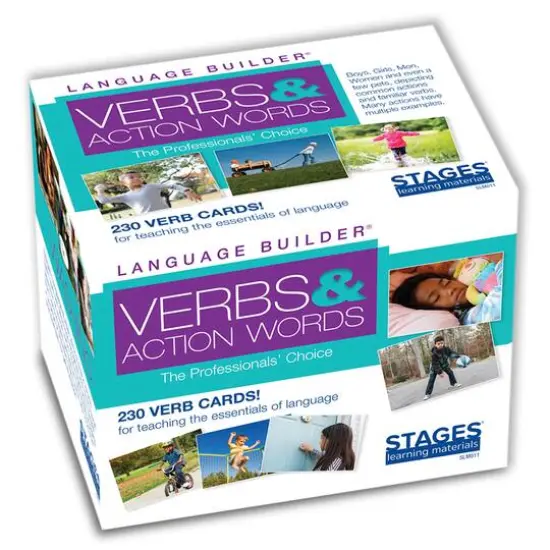 Stages&reg; Learning Materials Language Builder&reg; Verb Picture Cards {3}