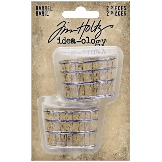 Tim Holtz&reg; Idea-Ology&reg; Mini Barrel Embellishments {1}
