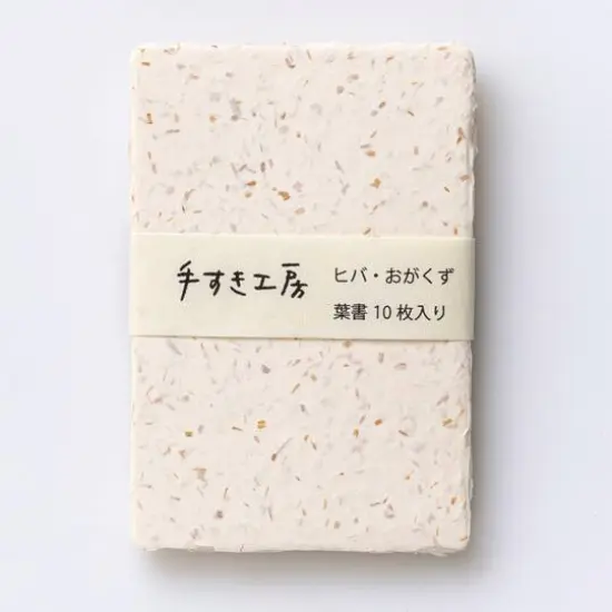 Awagami Thick Infused Handmade Postcards, 10ct. Sawdust/Wood Colors {1}