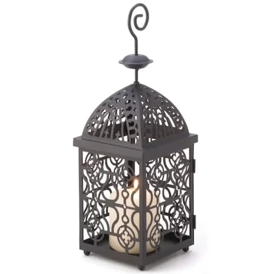 14" Moroccan Style Birdcage Candle Lantern {1}